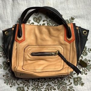 orYANY three tone leather bag